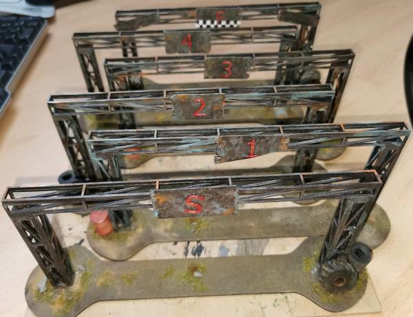 Gaslands - Race Gate Set - Die fertigen Tore
