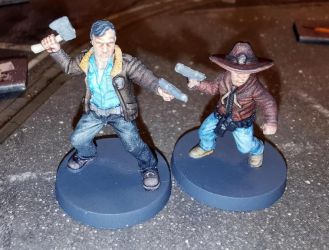 Minis Rick and Carl Grimes