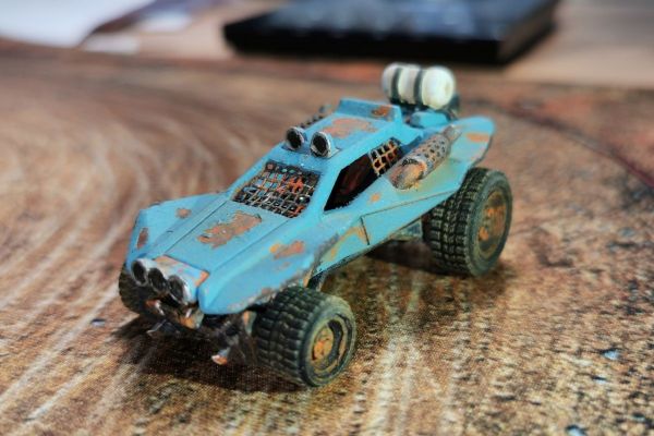 Buggy fertig - vorne links